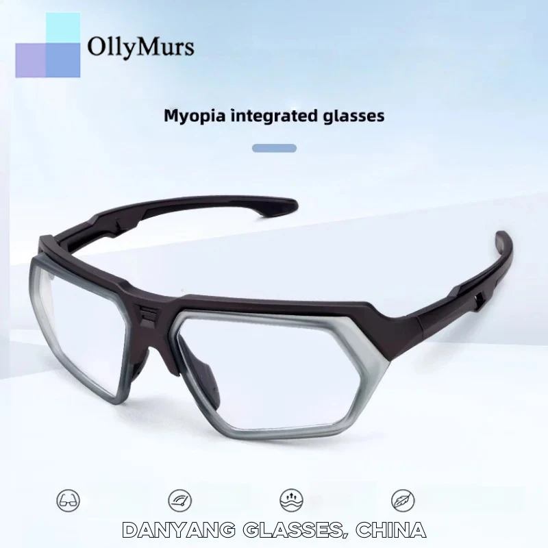 Badminton Photo - OLLYMURS Cycling Glasses Integrated Windproof Goggles