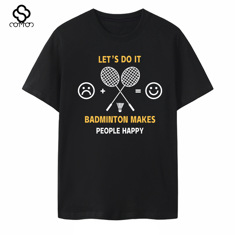 Badminton Emoji - Spring and Summer New Badminton Short-sleeved