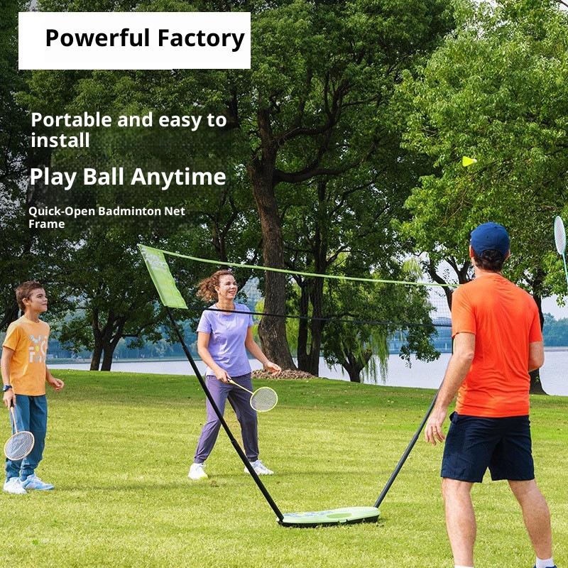 Badminton Photo - New Folding Portable Badminton Net Home