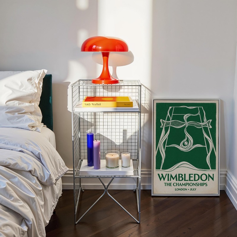 Vintage Tennis Basketball Wall – Badminton Poster recenzja i cena