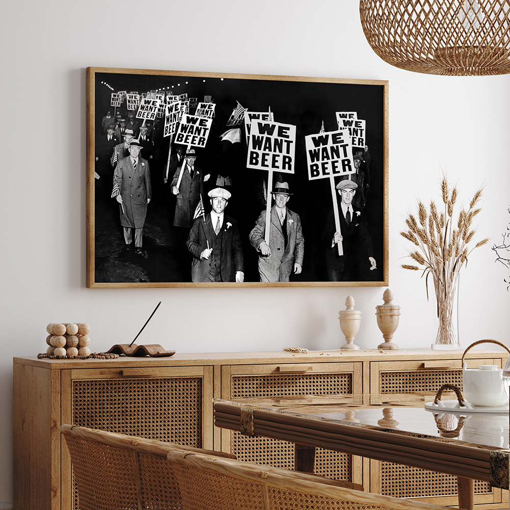 Vintage Black and White Art Po – Badminton Poster recenzja i cena