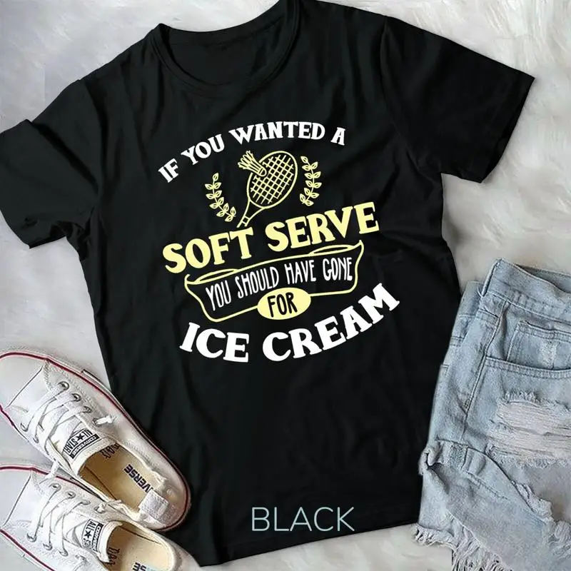 Badminton Shirt Joke Soft Serv – Badminton Quotes Short recenzja i cena