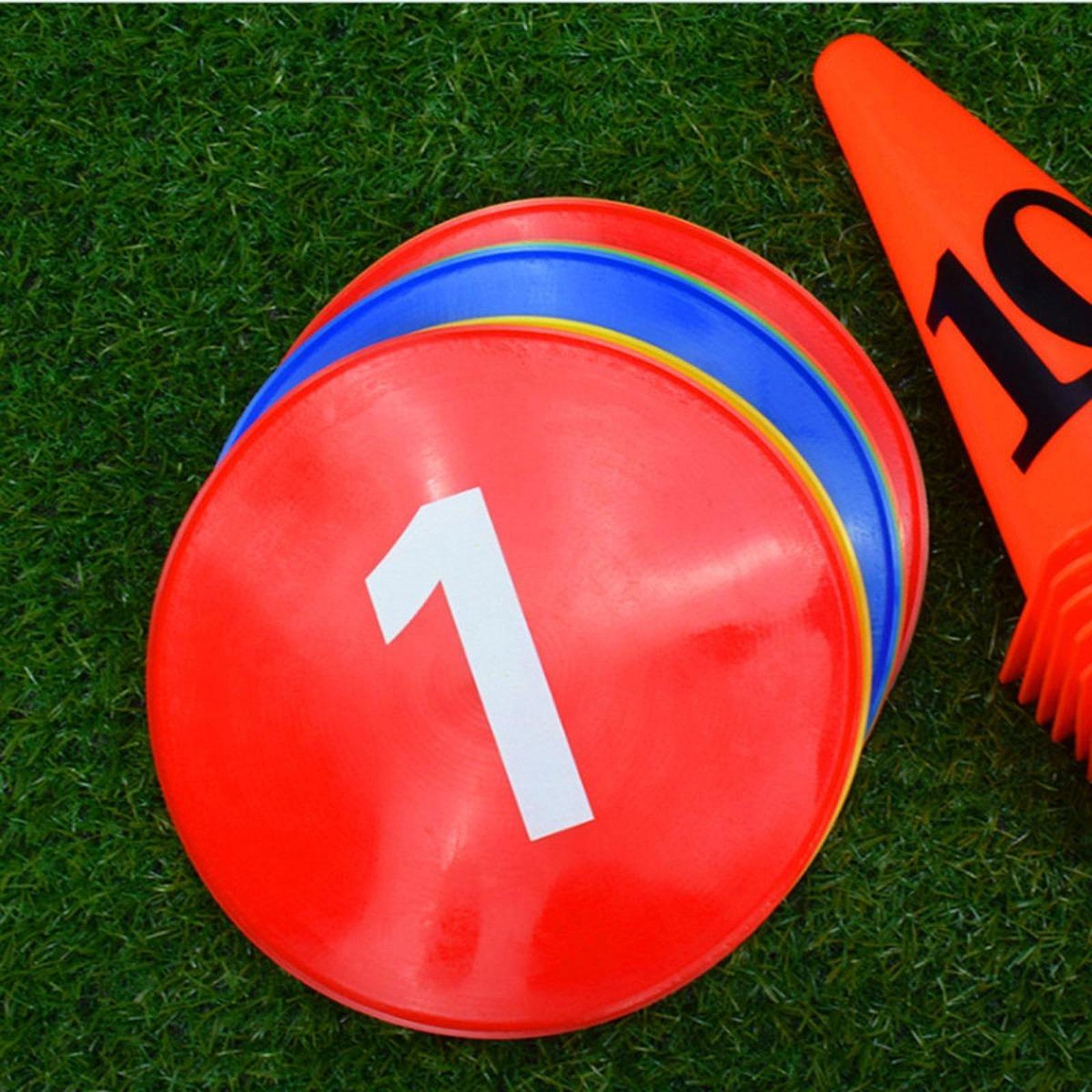 Soccer Flat Cones PVC Markers  – Court Marker Cone recenzja i cena