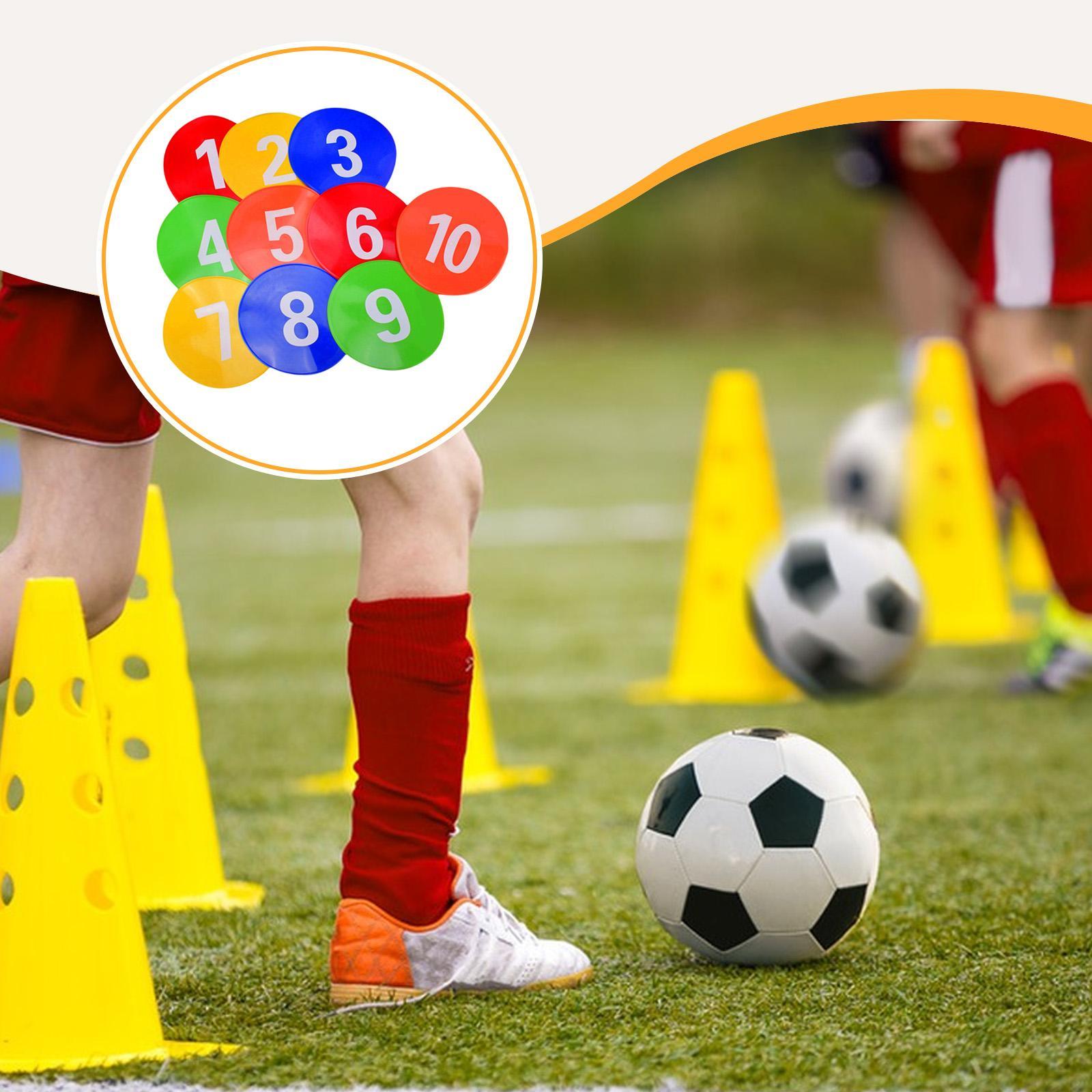 Soccer Flat Cones PVC Markers  – Court Marker Cone recenzja i cena