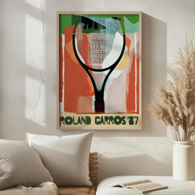 Contemporary Tennis Game Poste – Badminton Quotes recenzja i cena