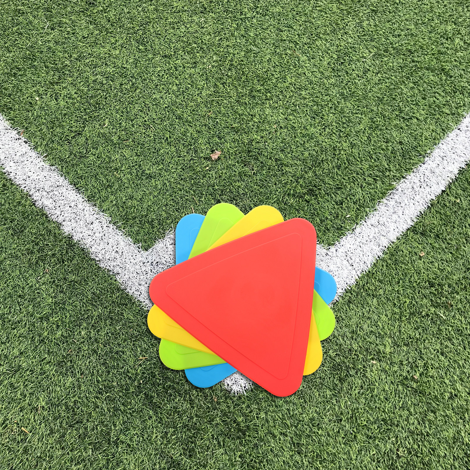 4Pcs Colorful Triangular Marke – Court Marker Cone recenzja i cena