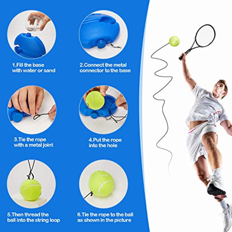 Solo Tennis Trainer Rebound Po – Badminton Smash recenzja i cena