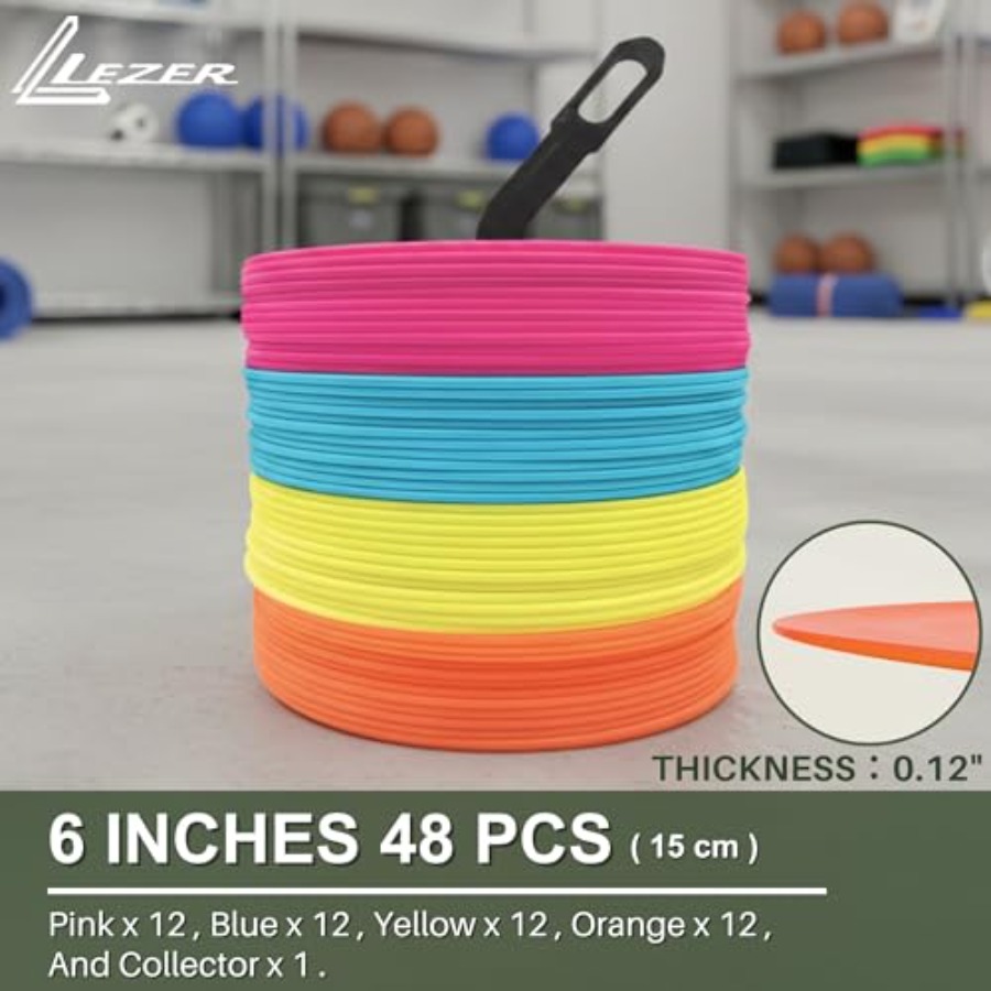 Flat Cones Spot Markers Soccer – Court Marker Cone recenzja i cena