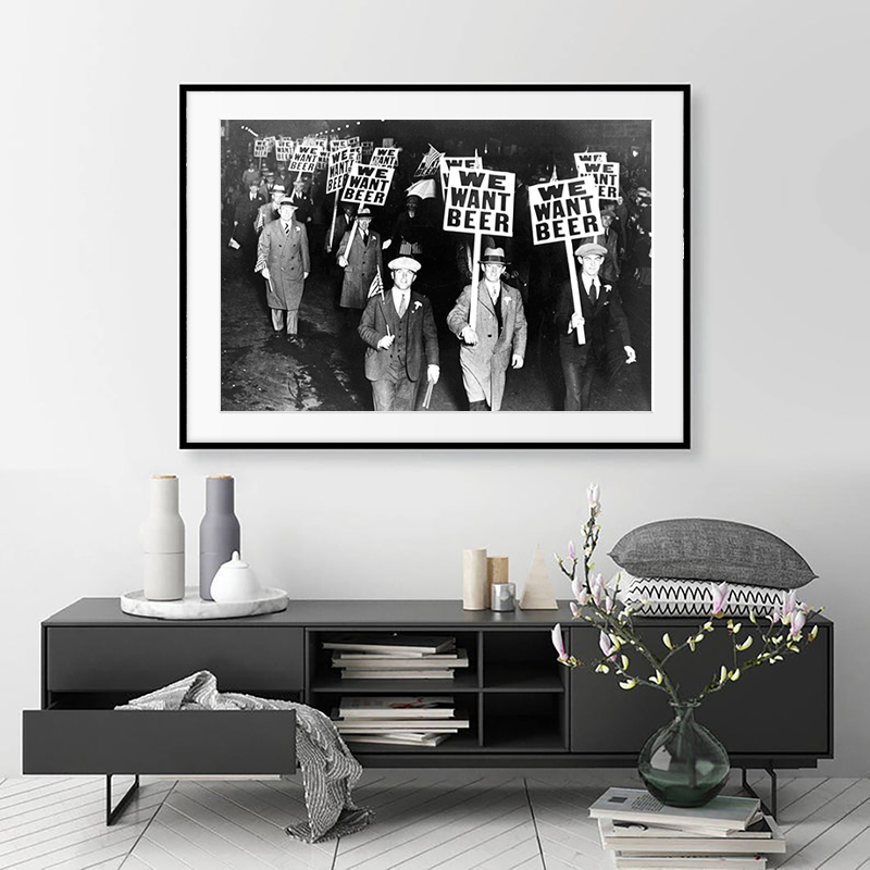 Black and White We Want Beer P – Badminton Poster recenzja i cena