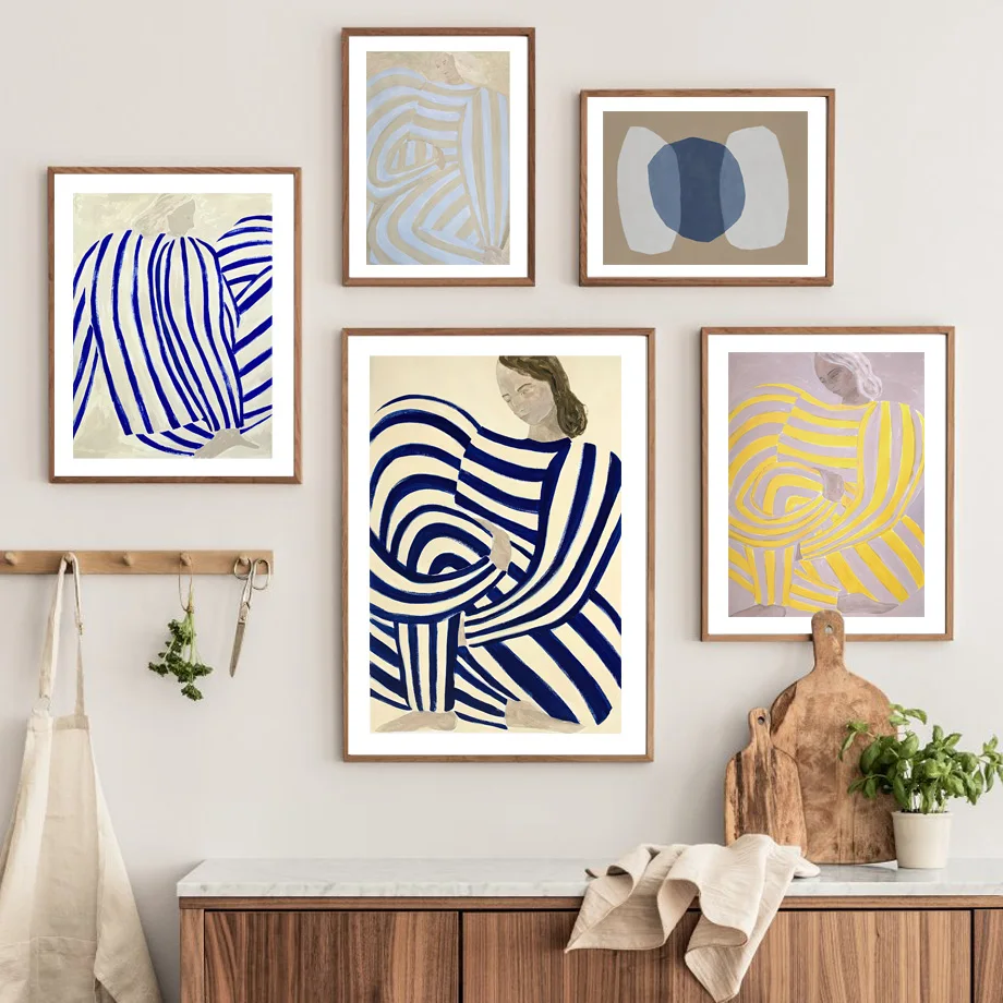 Abstract Curve Lines Geometry  – Badminton Poster recenzja i cena