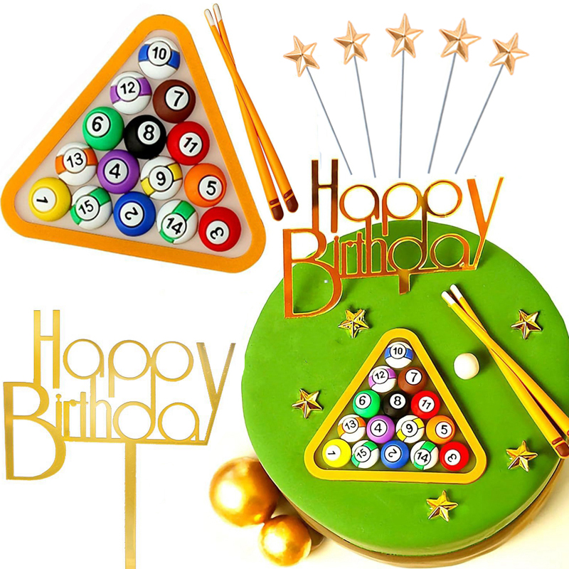 Billiard Ball Cake Decoration  – Badminton Kids recenzja i cena