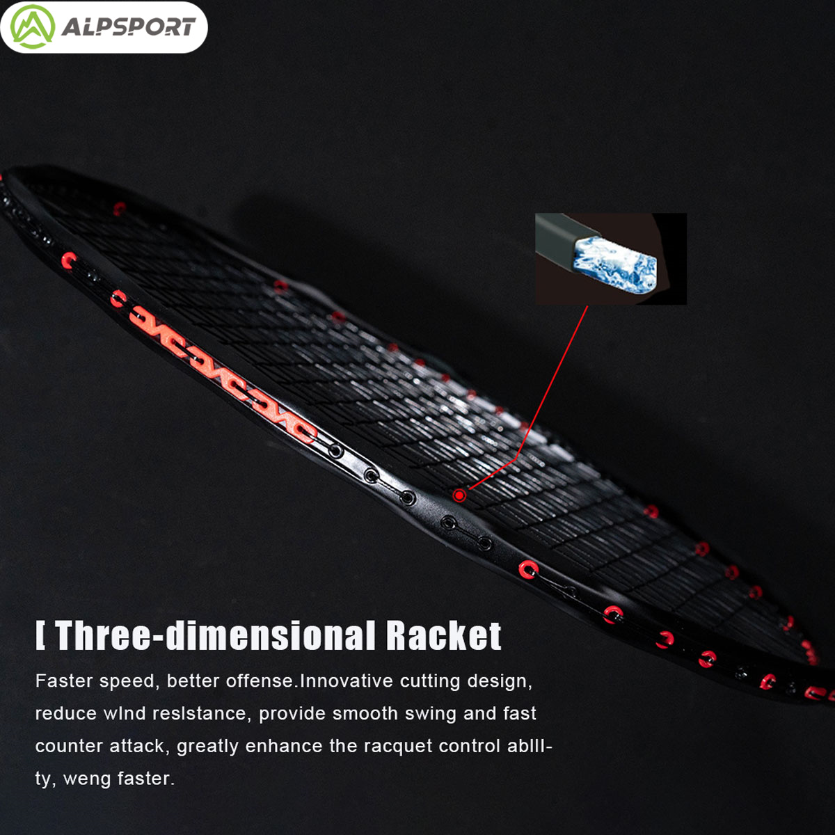 Alpsport MH-V5 5U 75g Wave Leg – Badminton Photo recenzja i cena
