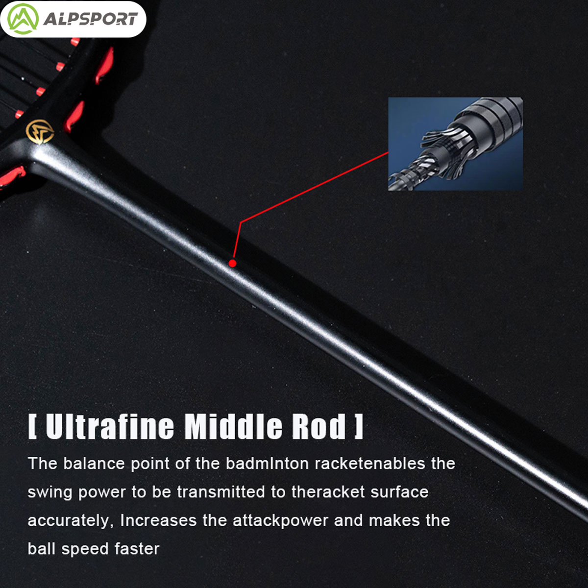 Alpsport MH-V5 5U 75g Wave Leg – Badminton Photo recenzja i cena