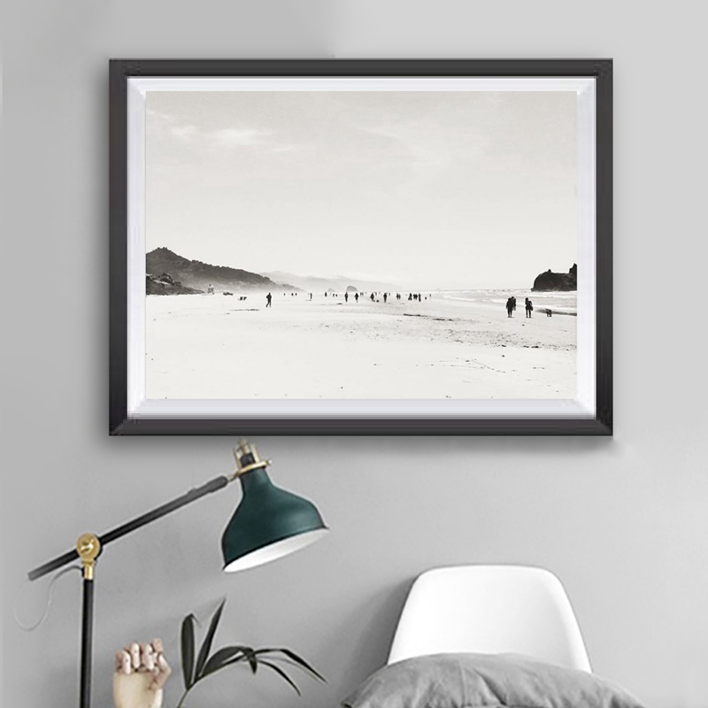 Minimalist Beach Landscape Pri – Badminton Poster recenzja i cena