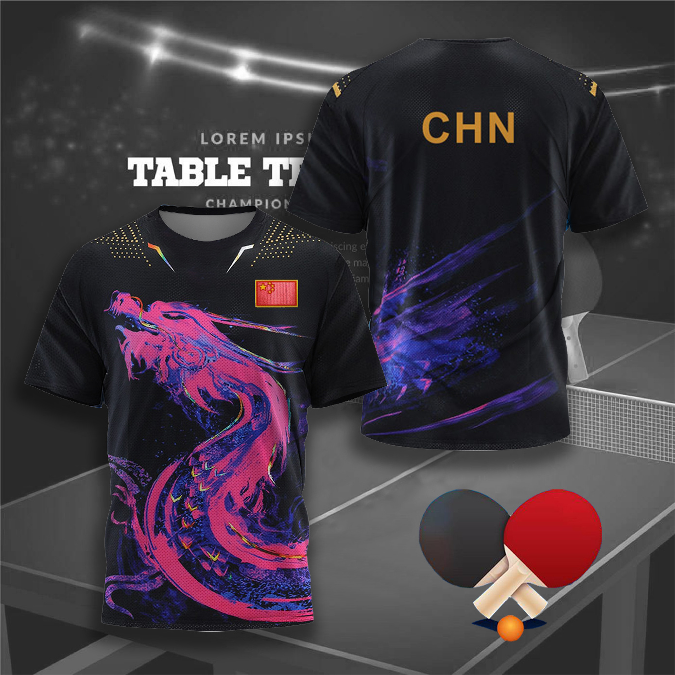 CHINA Dragon Table Tennis Grap – Badminton Rank recenzja i cena