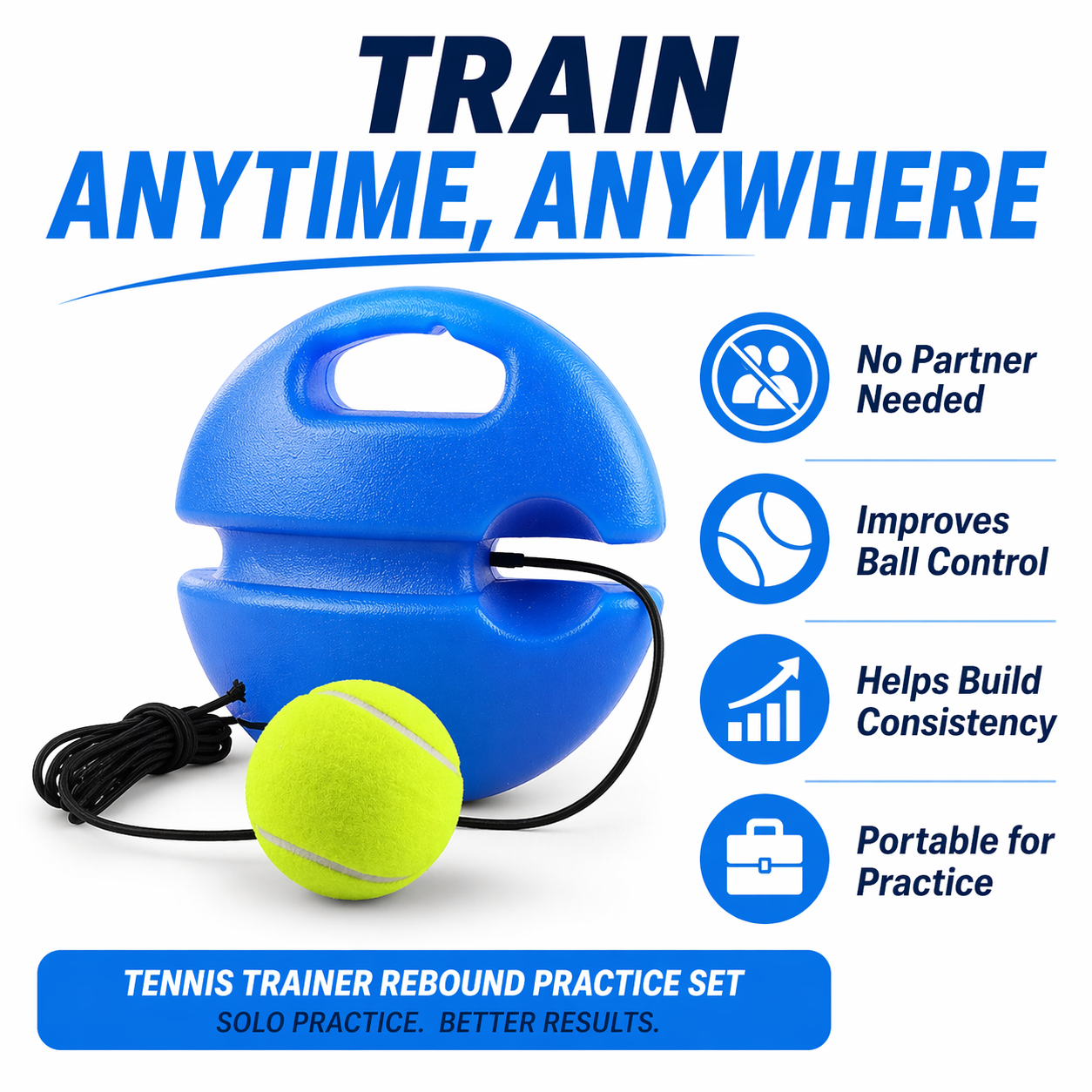 Portable Tennis Trainer Reboun – Badminton Smash recenzja i cena