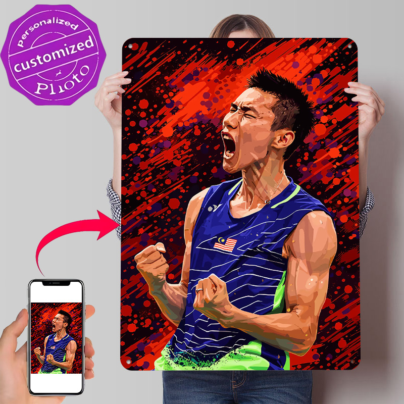 Badminton Player Celebrating V – Badminton Poster recenzja i cena