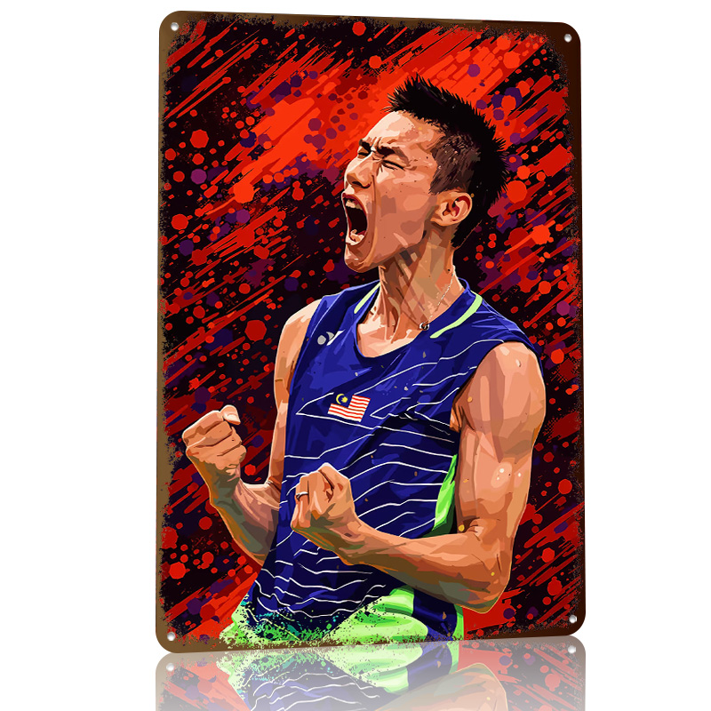 Badminton Player Celebrating V – Badminton Poster recenzja i cena