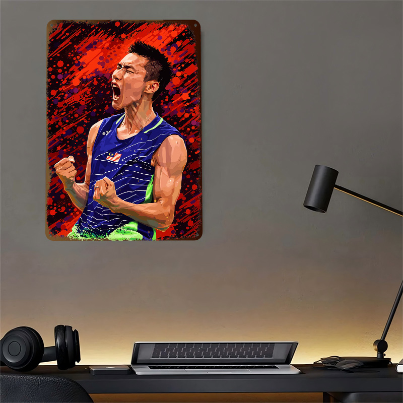 Badminton Player Celebrating V – Badminton Poster recenzja i cena