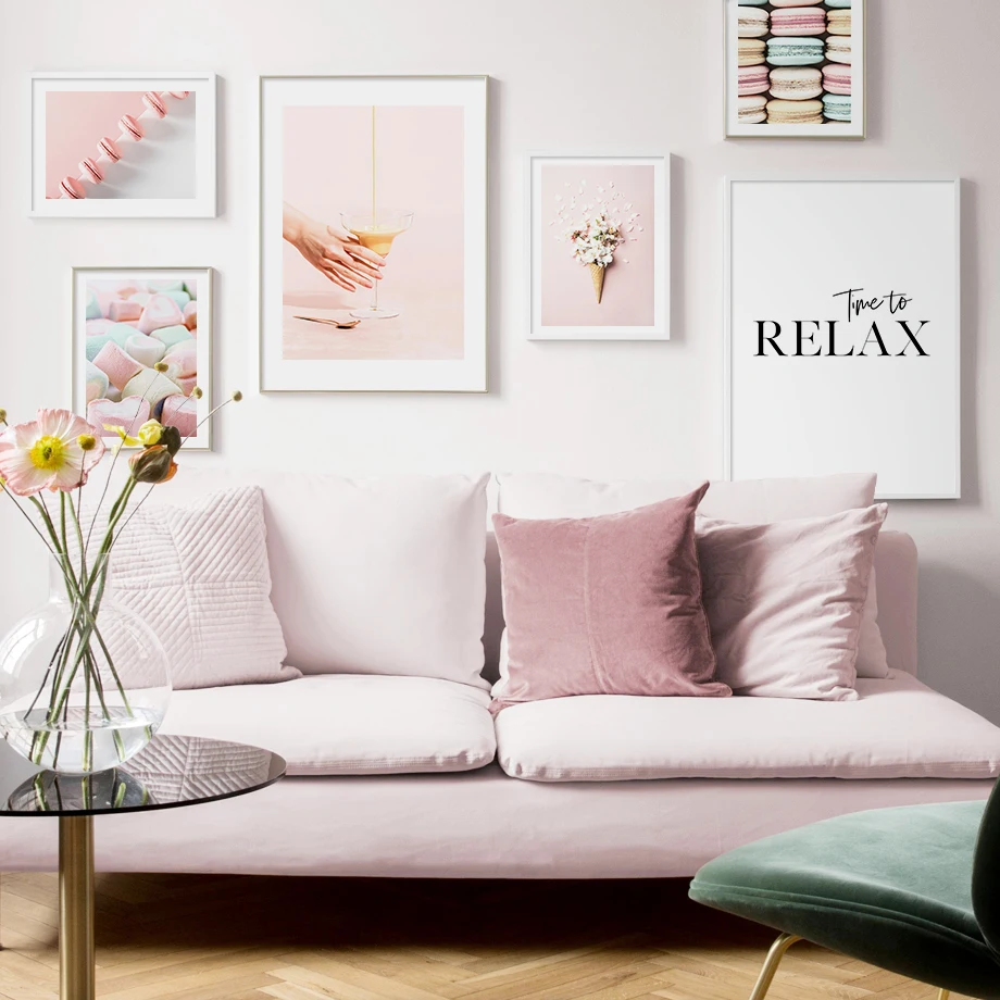 Pink Sweet Wall Art Mural Prin – Badminton Poster recenzja i cena